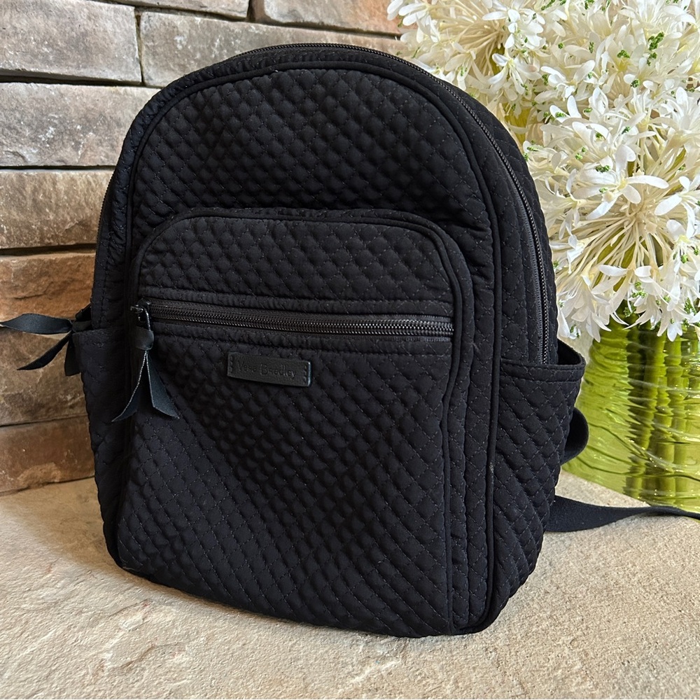 Vera Bradley Small Backpack -  Black